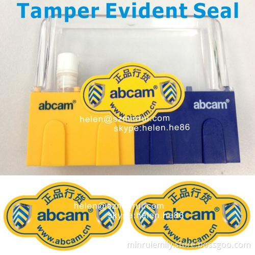 Custom Security Tamper Evident Protection Label Printing,ultra Destructible Stickers 